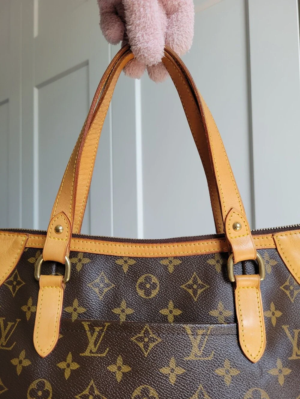 💕 Louis Vuitton ODEON Gm Brown Monogram Canvas Satchel Shoulder Bag